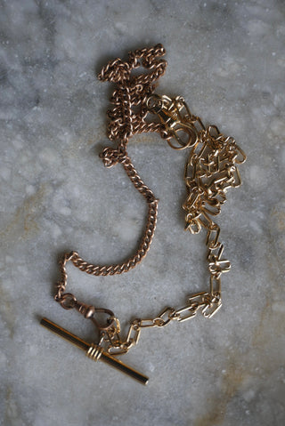 GOLD FILL WATCH CHAIN NECKLACE