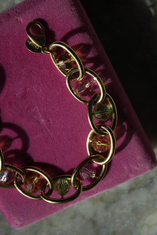 Pretty Party - Goldtone Chunky Bracelet