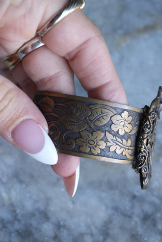 Moon Flower - Vintage Cuff