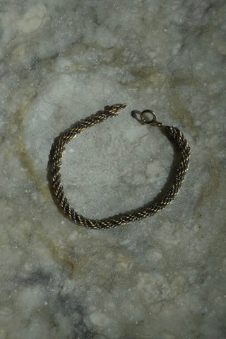 Two Tone Twist - Gold Fill Rope Bracelet