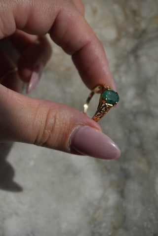 14k Emerald Ring