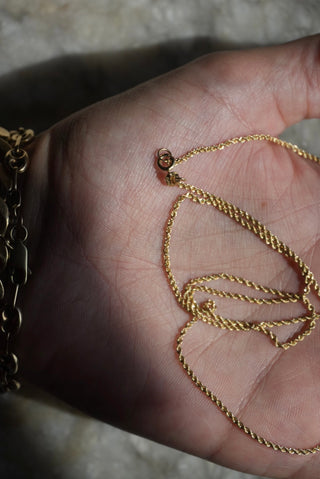 14k Skinny Rope Chain
