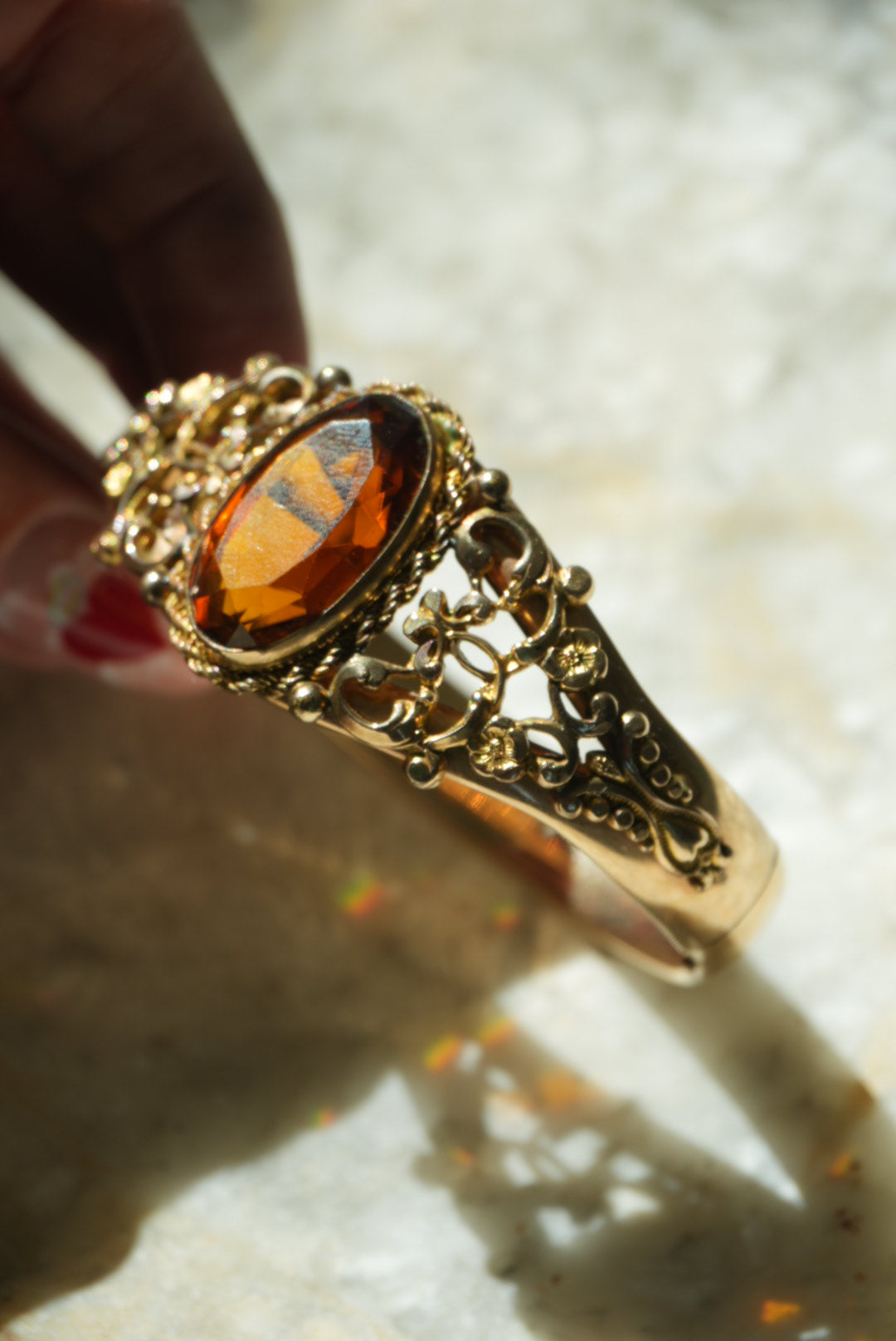 AMBER ANTIQUE BANGLES