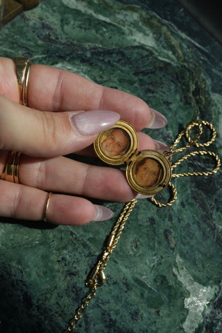 Flowers Forever - Gold Fill Antique Locket
