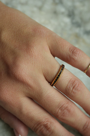 GARNET BANDS SZ 6