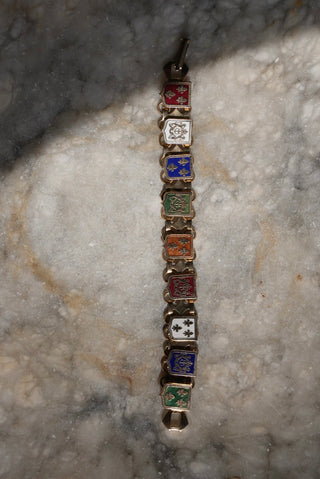 ANTIQUE SHIELD BRACELET