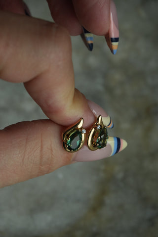 10K TOURMALINE STUDS