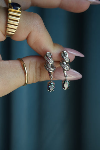 Tornado - Sterling Twist Post Earring
