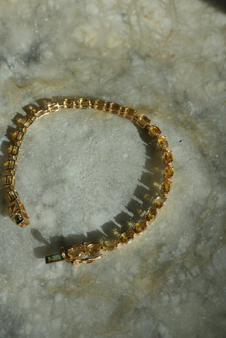 CITRINE TENNIS BRACELET