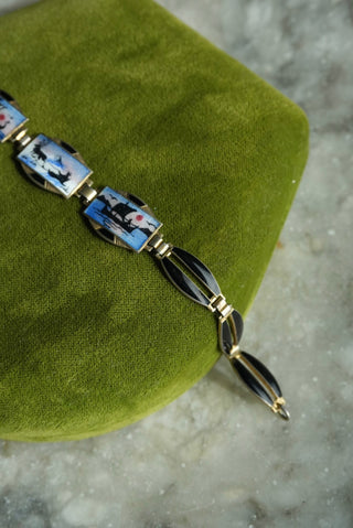 Norwegian Voyage - Sterling Enamel Bracelet