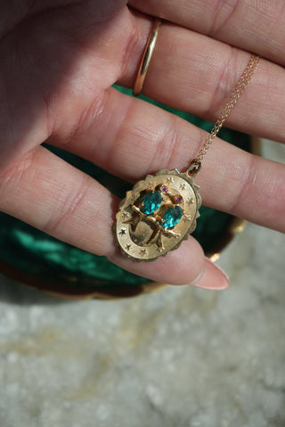 14K BIRD SONG NECKLACE