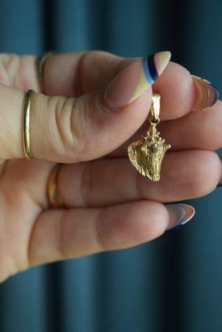 14K CONCH SHELL