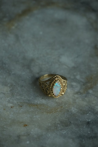 14K OPAL MARQUEE