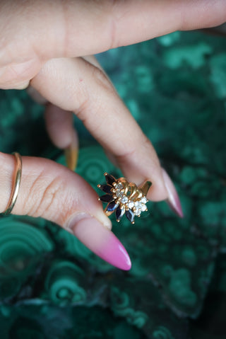 SAPPHIRE FEATHERS SZ 7