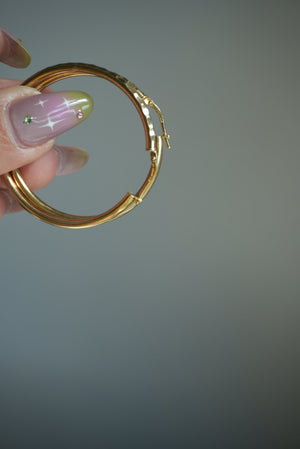 SNAKESKIN HOOPS
