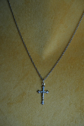 Touching Moment - Gold Vermeil Cross Necklace