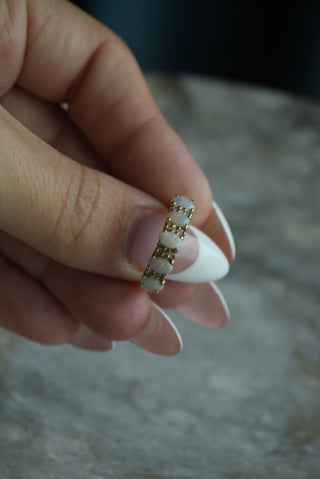 14k OPAL BAND