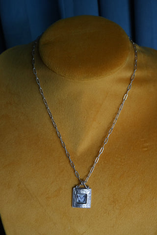 Butterfly Effect - Sterling Framed Butterfly Necklace