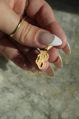 14K J PENDANT