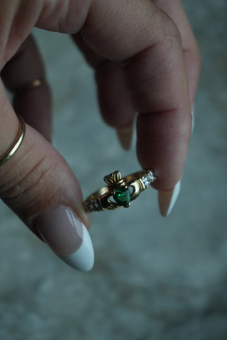 9K CLADDAGH RING