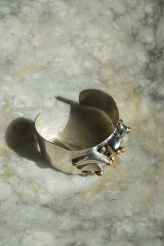 BRUTALIST STERLING CUFF