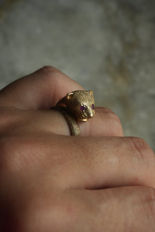 14K ULTIMATE LEOPARD RING