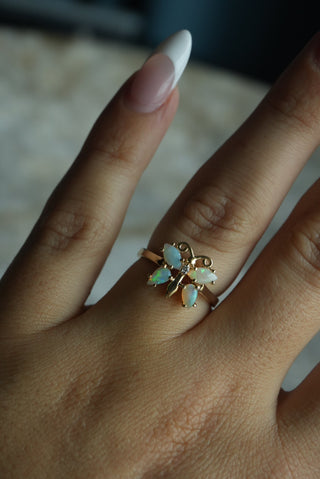 14KP BUTTERFLY RING