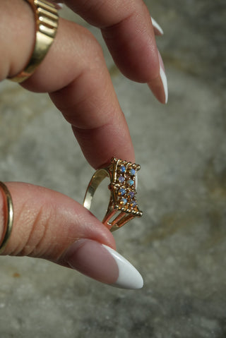 14k Opal Bubble Ring