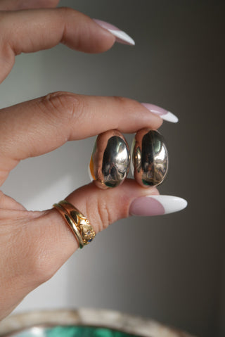 CHUBBY STERLING EARRINGS