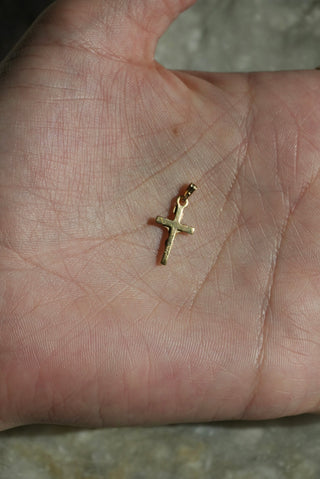 14k Mini Crucifix