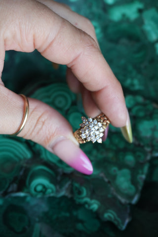 CLUSTER DIAMONDS SZ 7