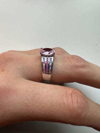 PINK OPAL PRINCESS SZ 8