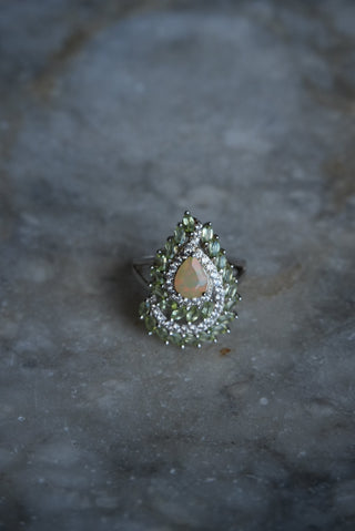 Perfect Pear - Sterling Gemstone Pear Size 9