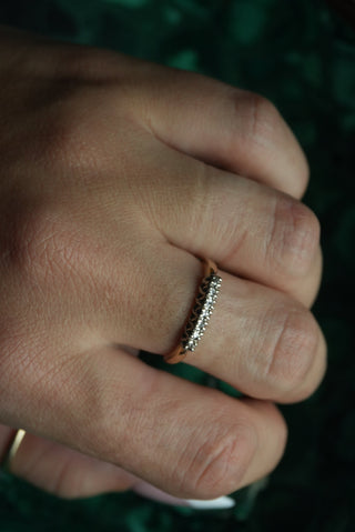 14K DIAMOND BAND