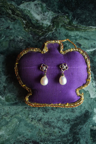 14k Pearl Drop Earrings