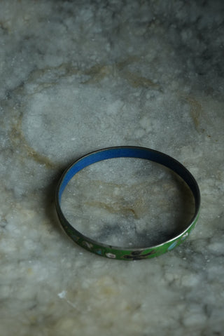 BLACKBIRD FLY - VINTAGE CLOISONNÉ BANGLE