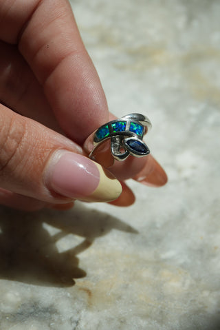 OPAL INLAY BAND SZ 7