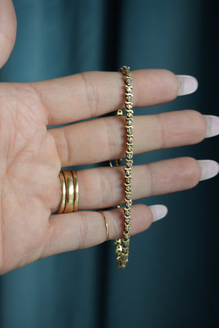 14K DIAMOND TENNIS BRACELET