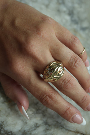 BYZANTINE DOME RING SZ 8.5