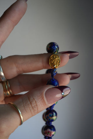 24INCH HAND PAINTED NECKLACE  ￼