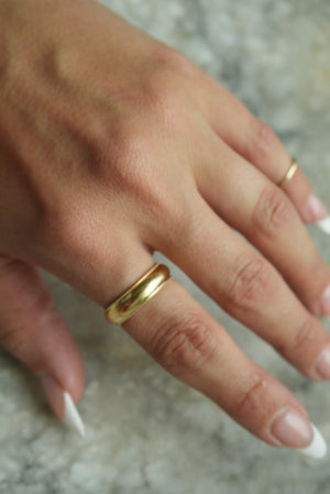 GOLD FILL VINTAGE BAND SZ 8.5