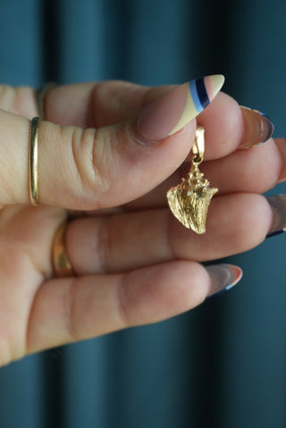 14K CONCH SHELL