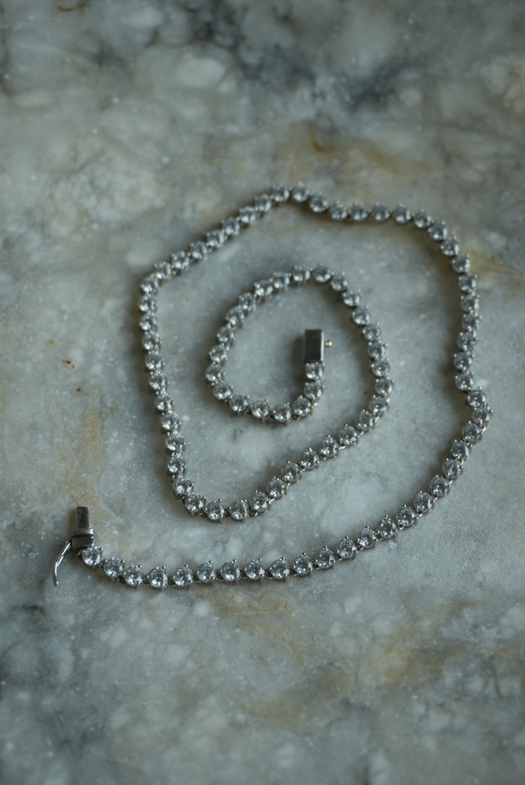 RHINESTONE TENNIS NECKLACE