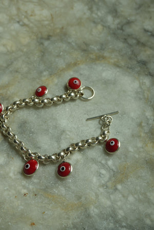 RED EVIL EYE CHARM