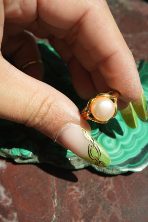 SOLITAIRE PEARLS SZ 8.5