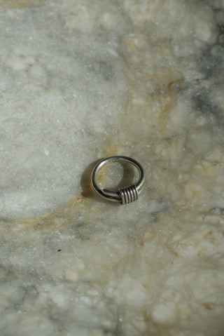 KNOTTED STERLING SZ 5