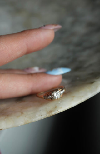 14K VICTORIAN DIAMOND RING