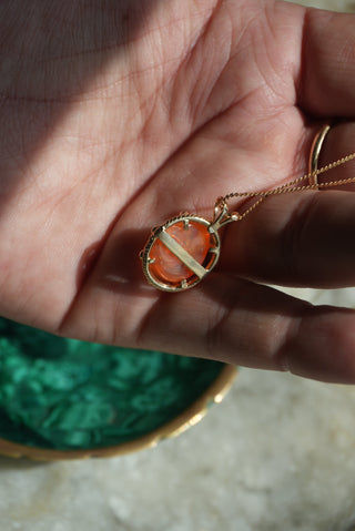 14K MEXICAN OPAL NECKLACE