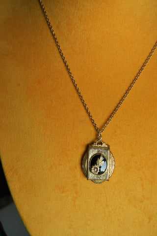 RARE ONYX LOCKET