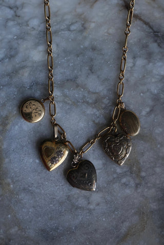 Lots of Love - Goldfill Locket Charm Necklace